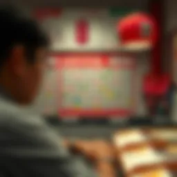 A visual representation of the Korean lottery system